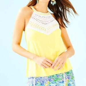 Lilly Pulitzer Dawn Top in Pineapple - Small